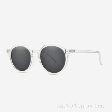 Gafas de sol redondas TR-90 para mujer y hombre